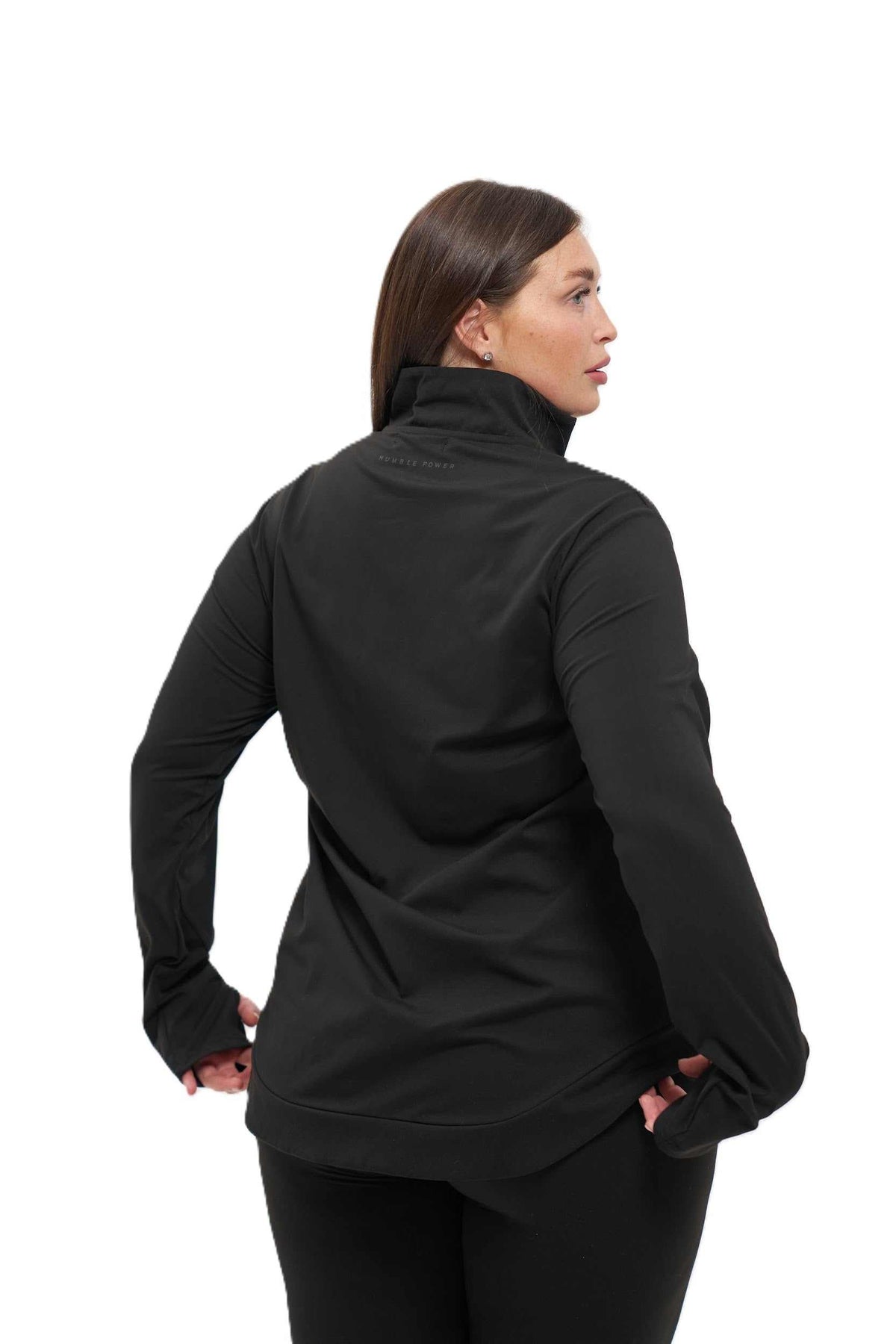 A-line Zipper Jacket - Imen Plus