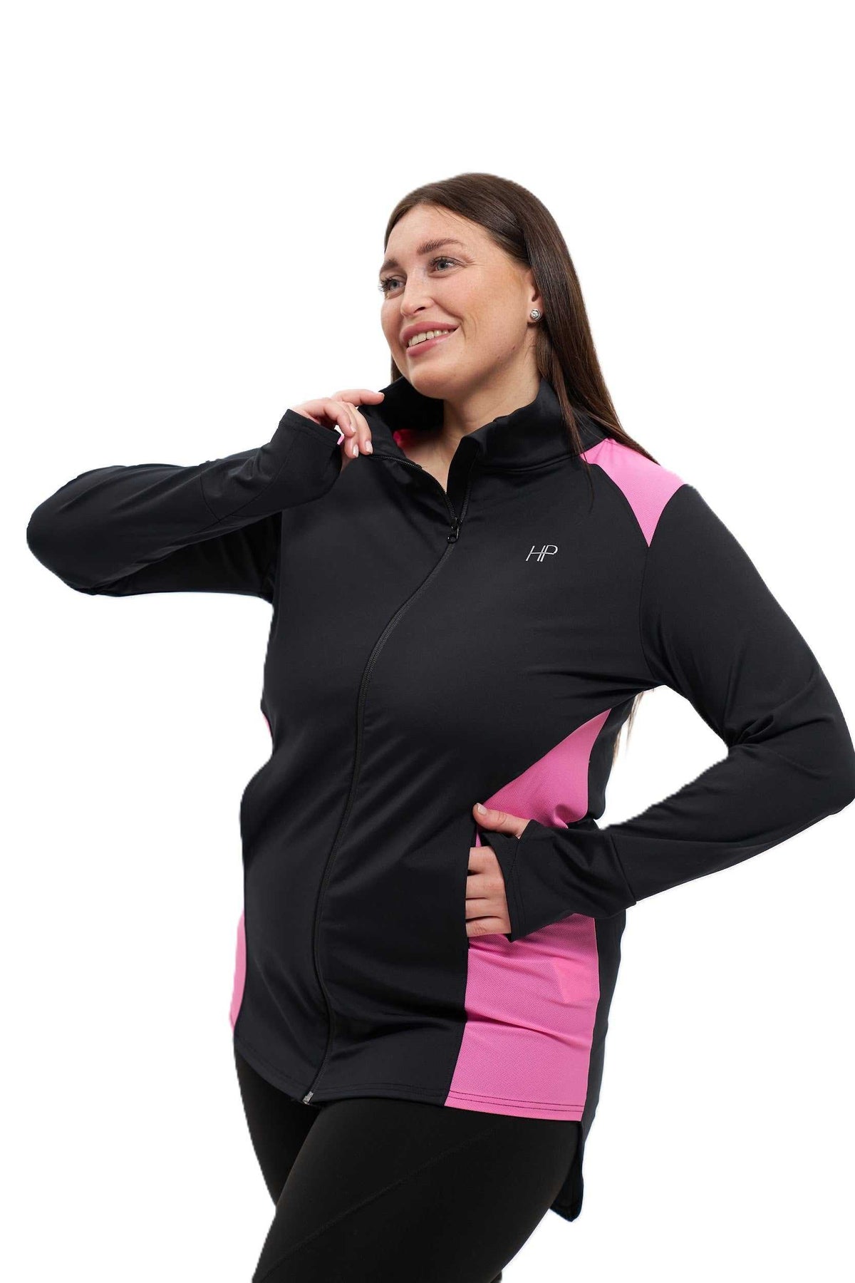 Hip Covering Zipper Jacket - Nedia Plus