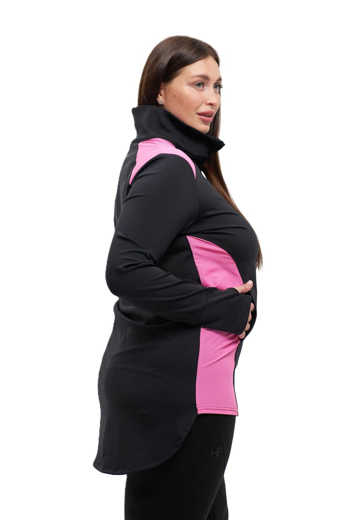 Hip Covering Zipper Jacket - Nedia Plus