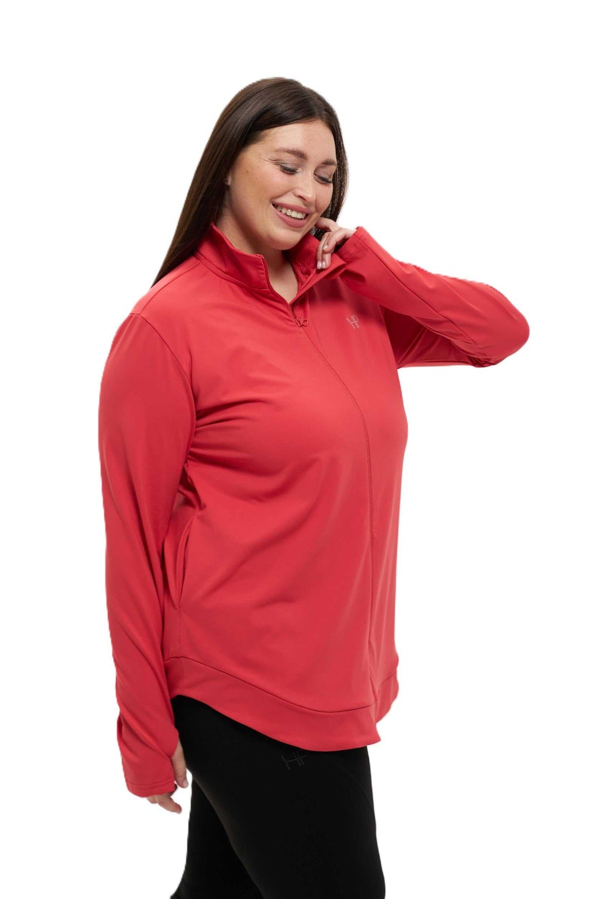 A-line Zipper Jacket - Imen Plus