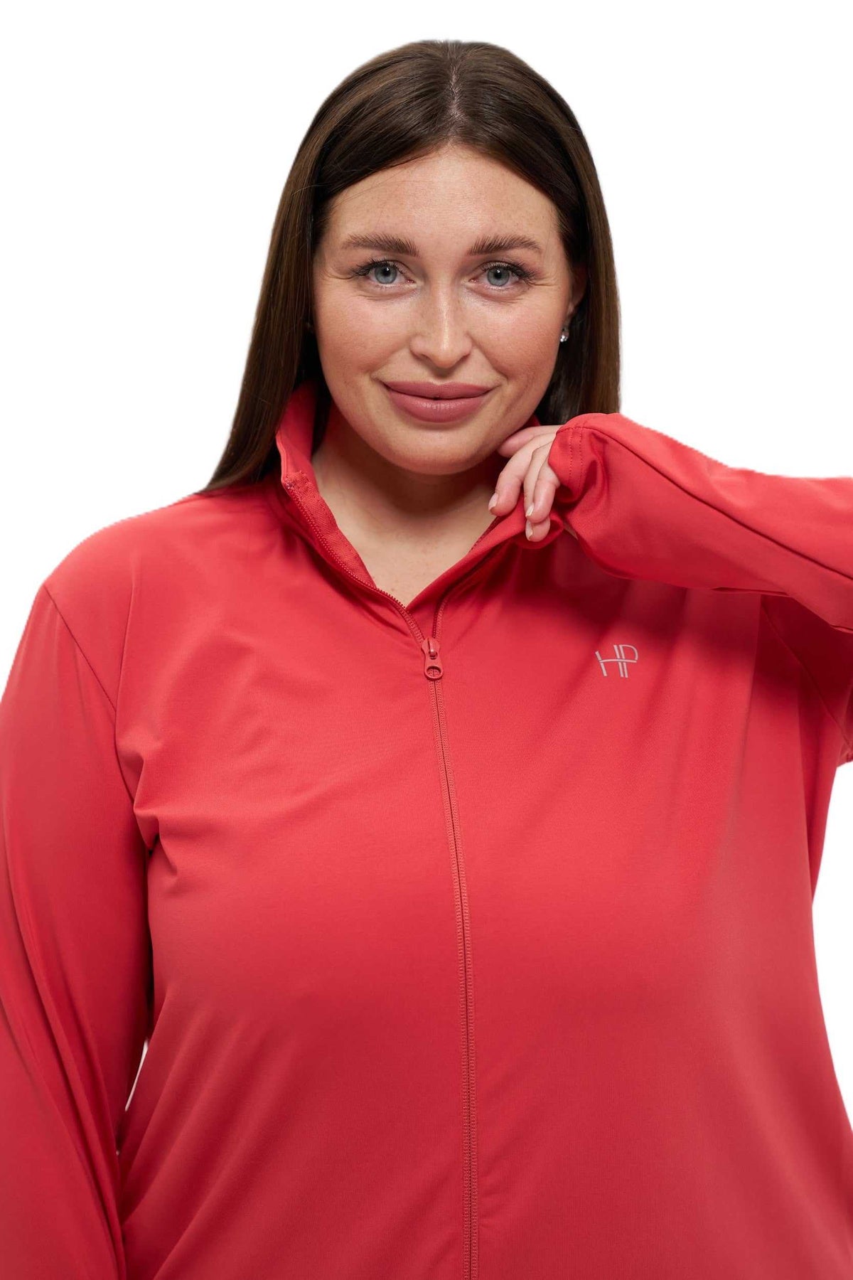 A-line Zipper Jacket - Imen Plus