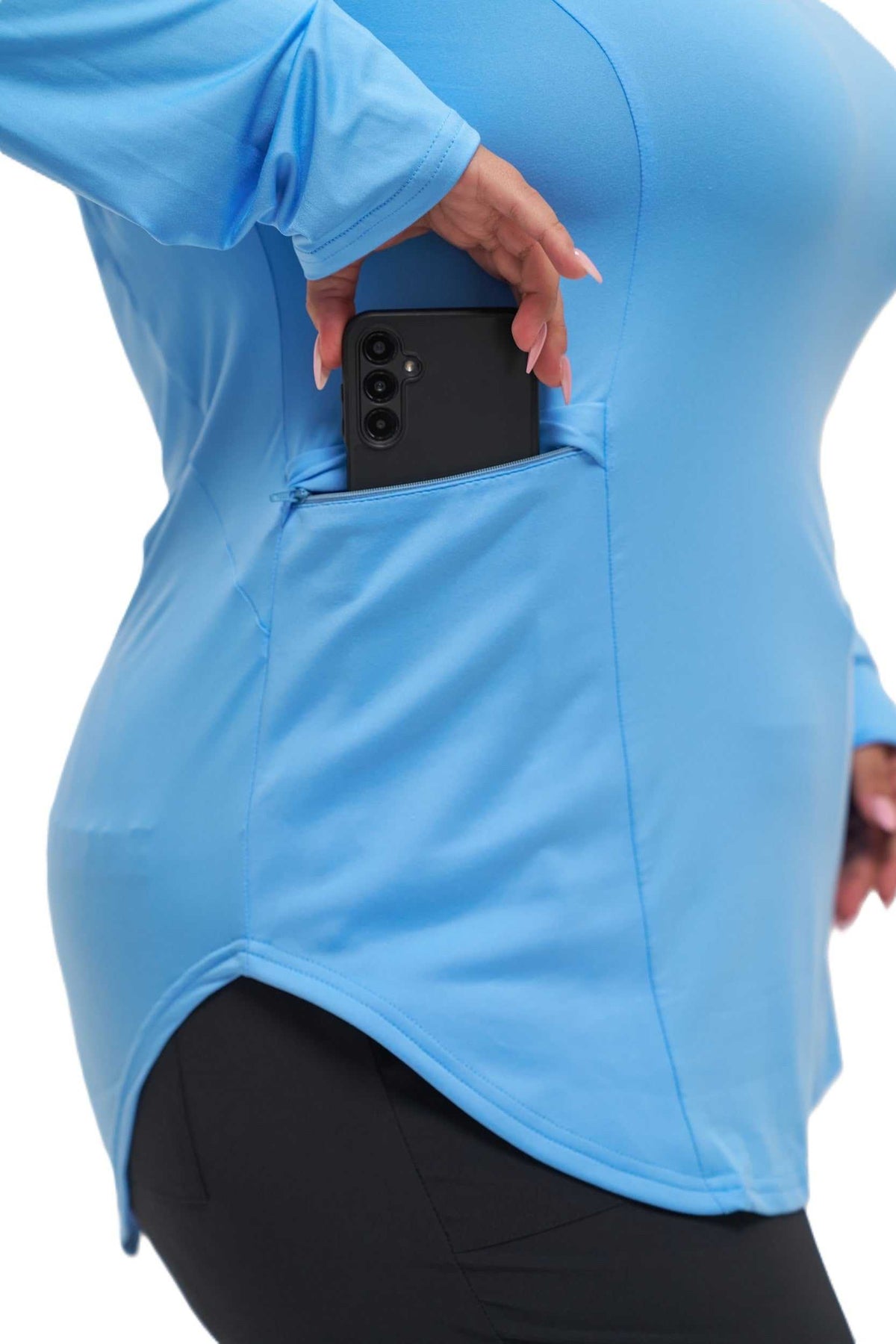 Long sleeve, double pockets - Jenna Plus