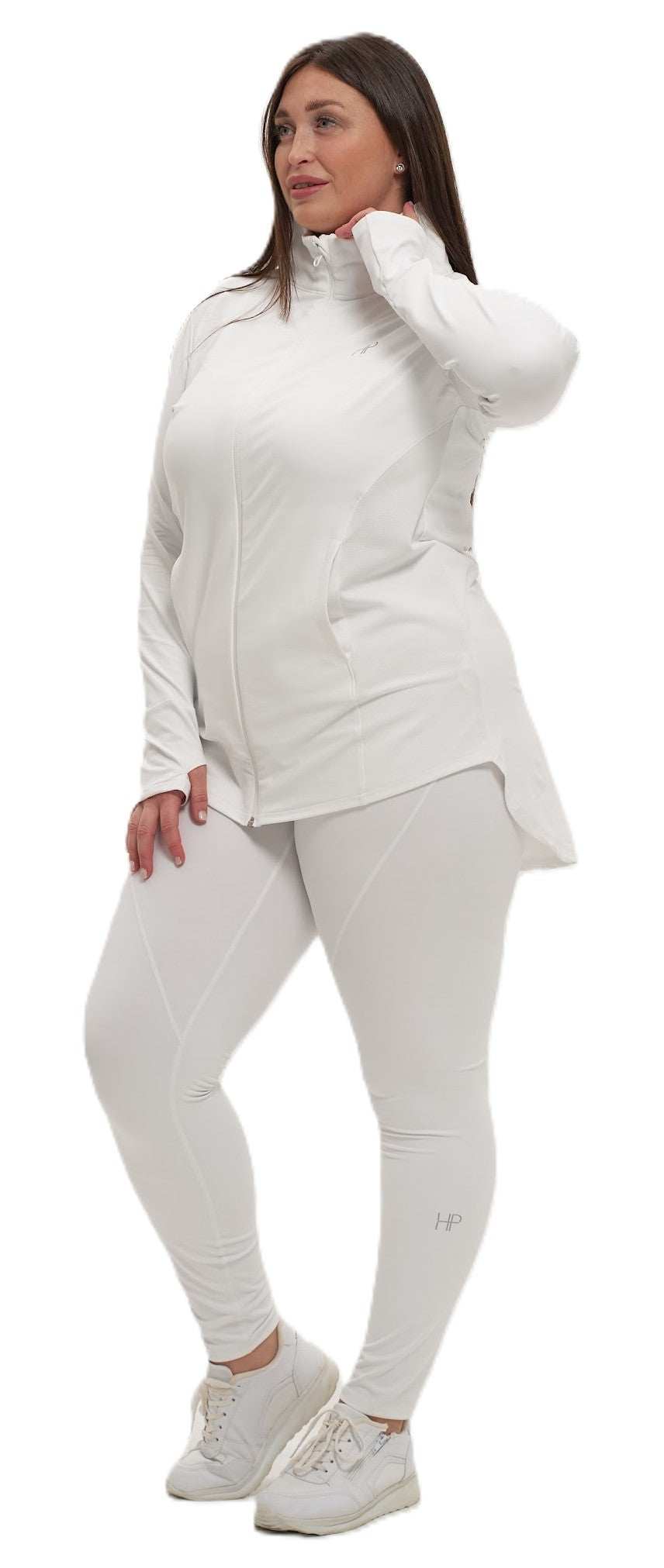 Hip Covering Zipper Jacket - Nedia Plus