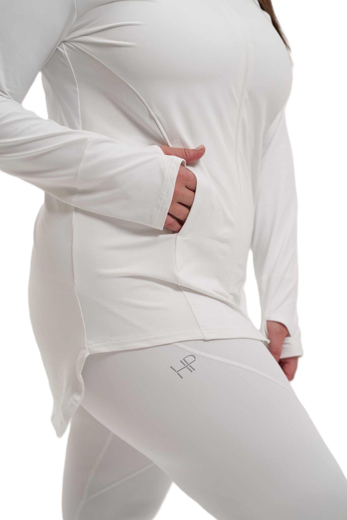 Hip Covering Zipper Jacket - Nedia Plus