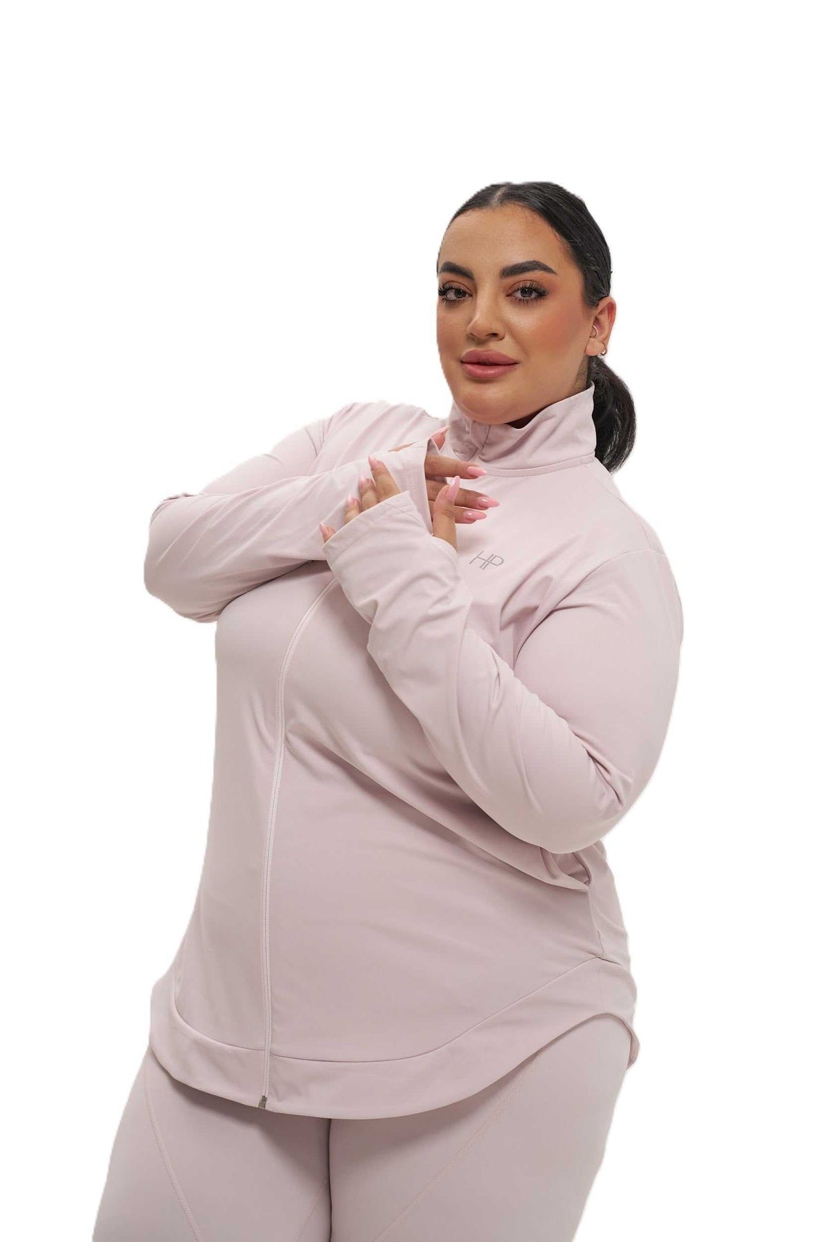 A-line Zipper Jacket - Imen Plus