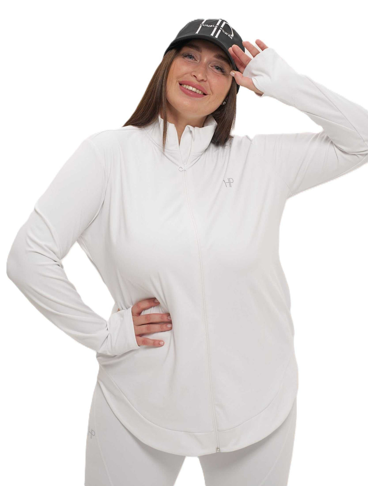 A-line Zipper Jacket - Imen Plus