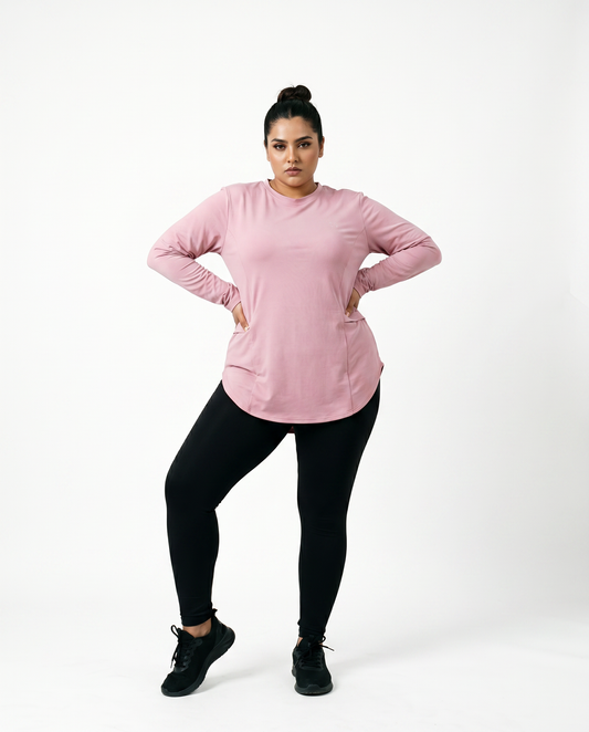 Long sleeve, double pockets - Jenna Plus