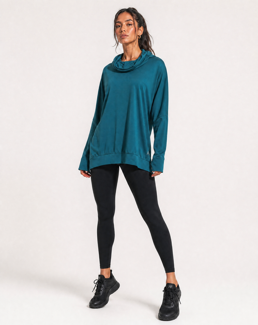 Hajar Women's Oversized Shirt – Relaxed Fit Lightweight Top