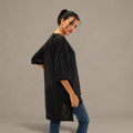Amel – Oversized Mid-Sleeve T-Shirt, Modest Loose Fit