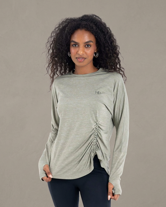 Khaki - Azra light neutral front