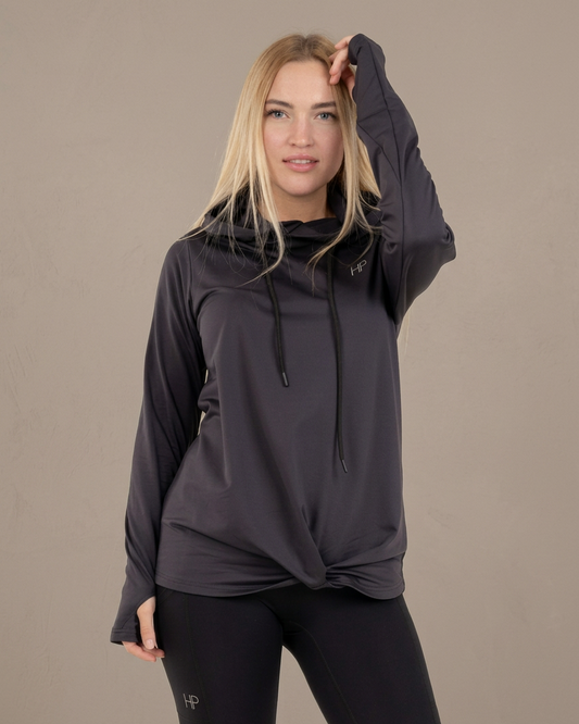 Black - Dalya Fleece black front