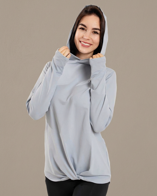 Light Gray - Dalya Soft hood-up front
