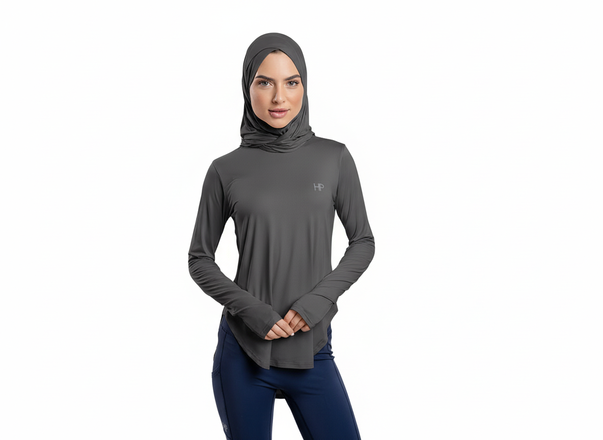 Noha – Criss-Cross Sport Hijab with Double-Loop Secure Fit