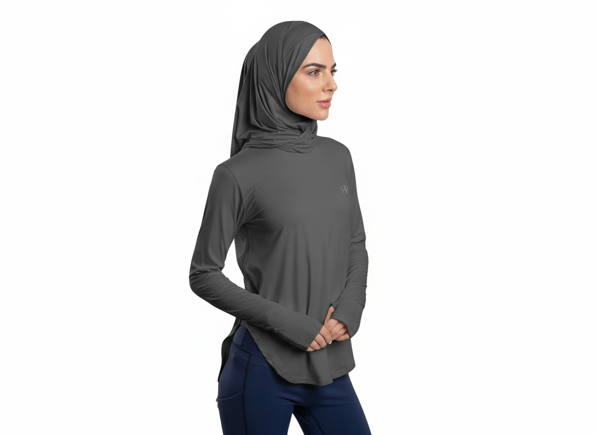 Noha – Criss-Cross Sport Hijab with Double-Loop Secure Fit