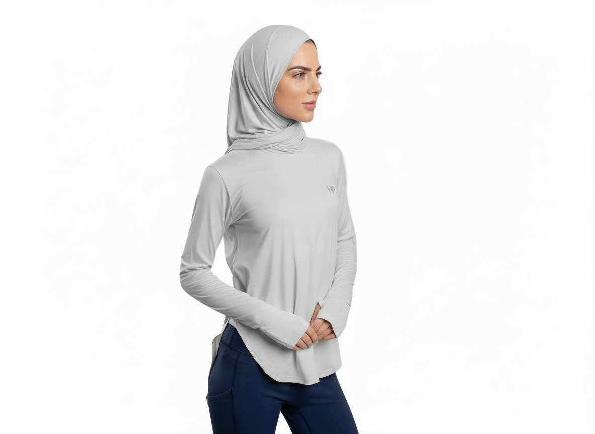 Noha – Criss-Cross Sport Hijab with Double-Loop Secure Fit