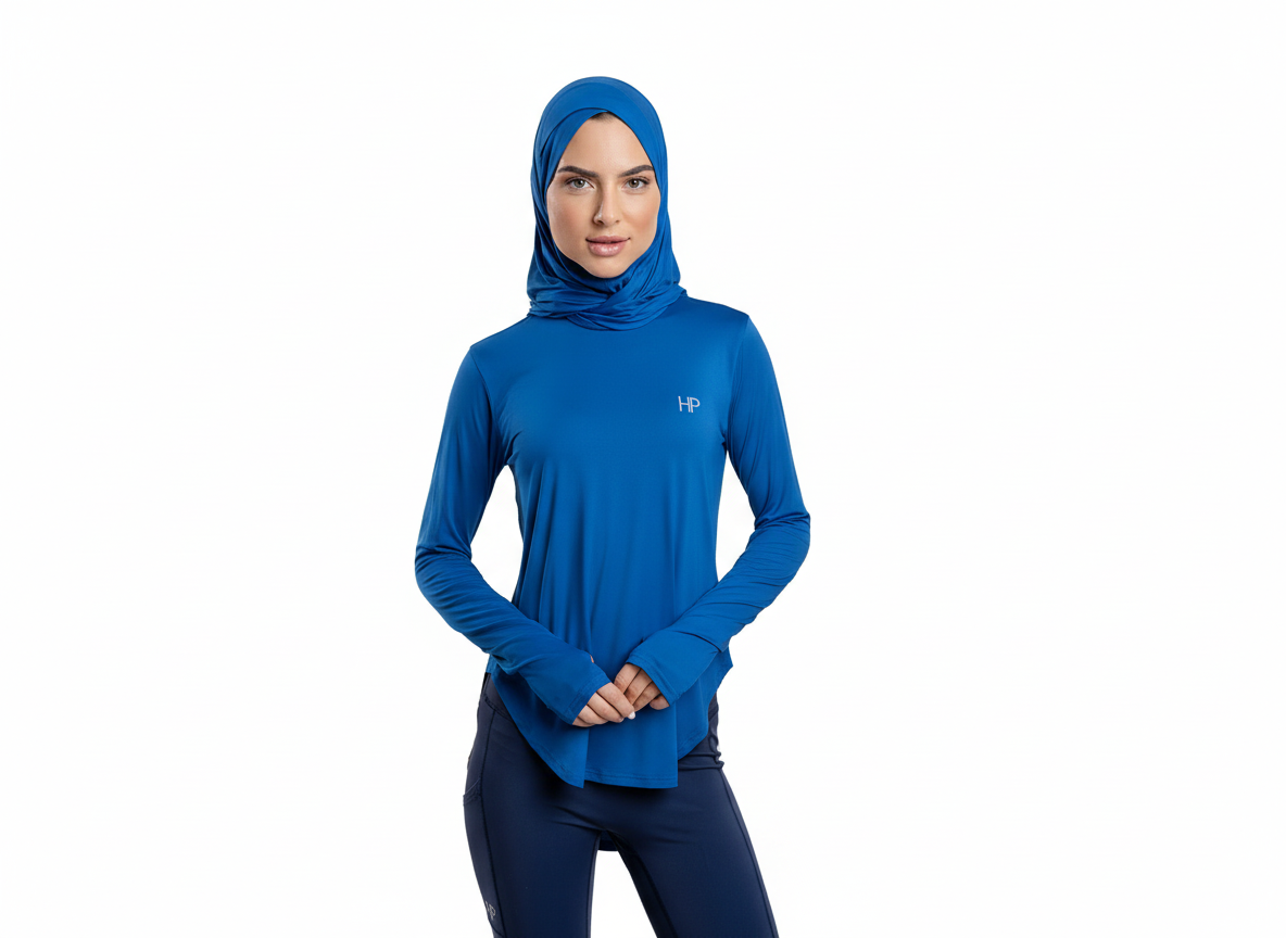 Noha – Criss-Cross Sport Hijab with Double-Loop Secure Fit