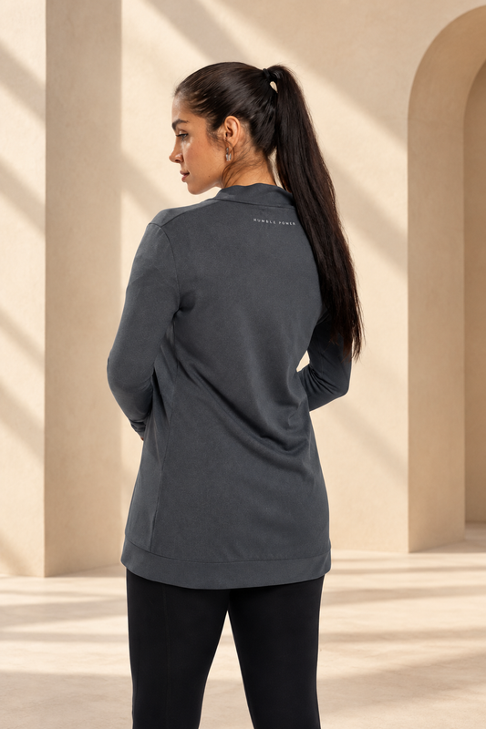Grey Farah Classic jacket background preview