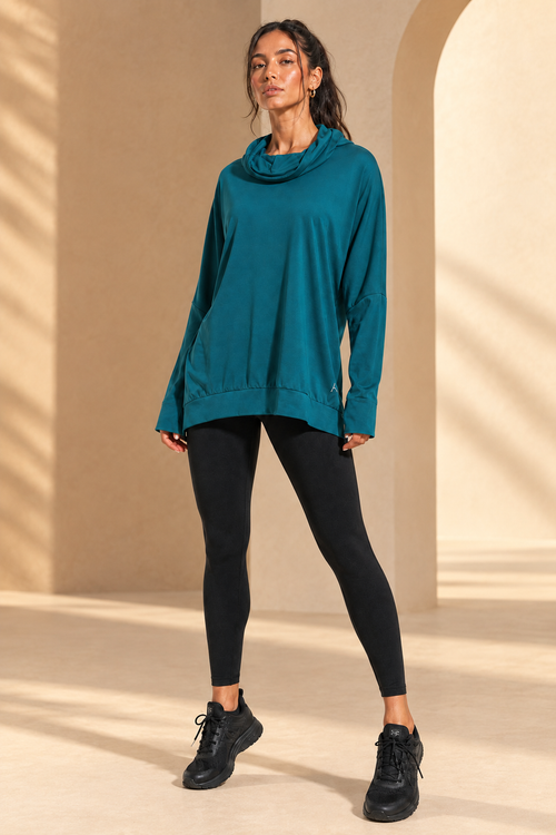 Hajar Women's Oversized Shirt – Relaxed Fit Lightweight Top