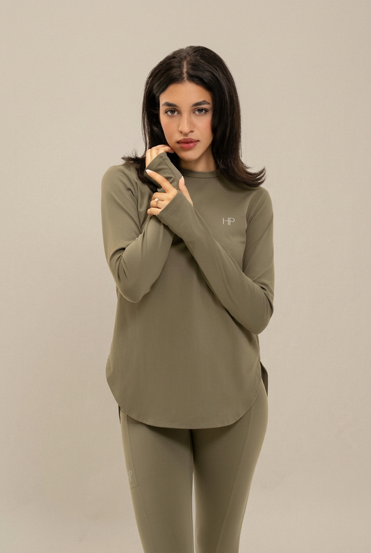 Khaki Hind Performance olive front preview