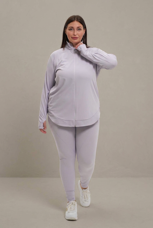 Lavender Mist - Imen Plus grey full-length