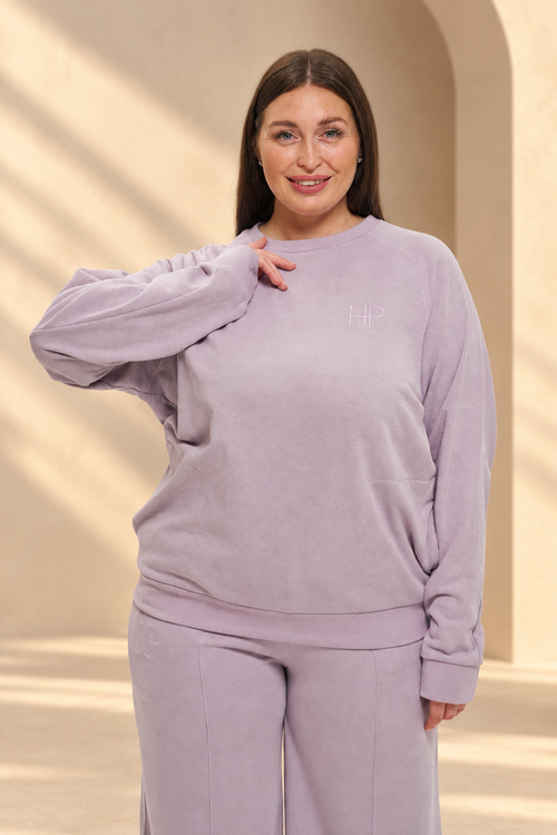 Long Sleeve Terry Top - Lana Plus