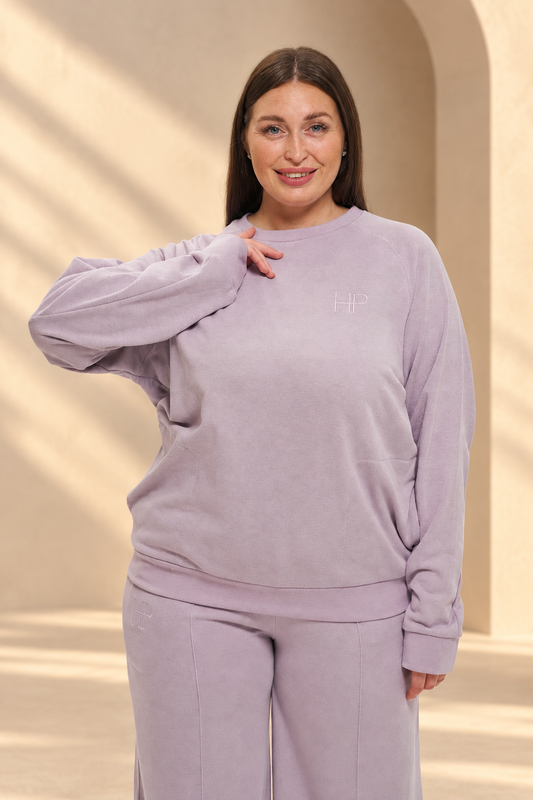 Long Sleeve Terry Top - Lana Plus