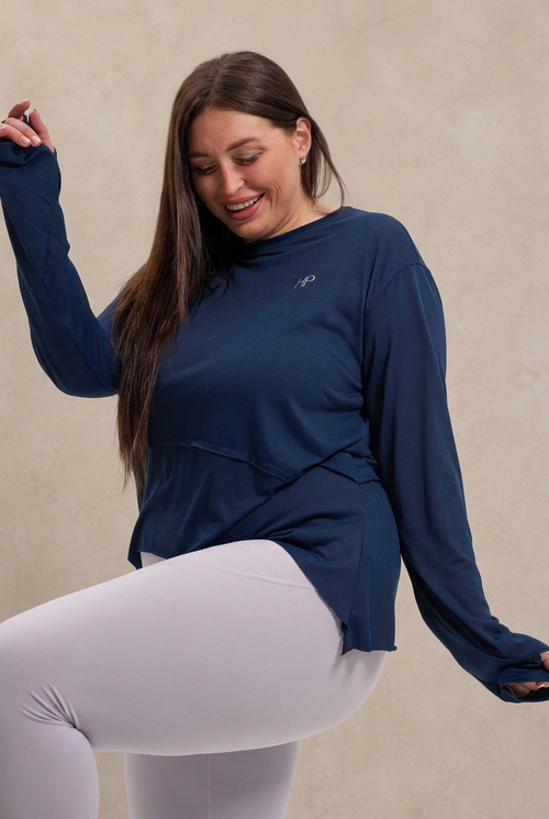 Basma Plus Size – Cropped Layering Top (2XL–3XL)