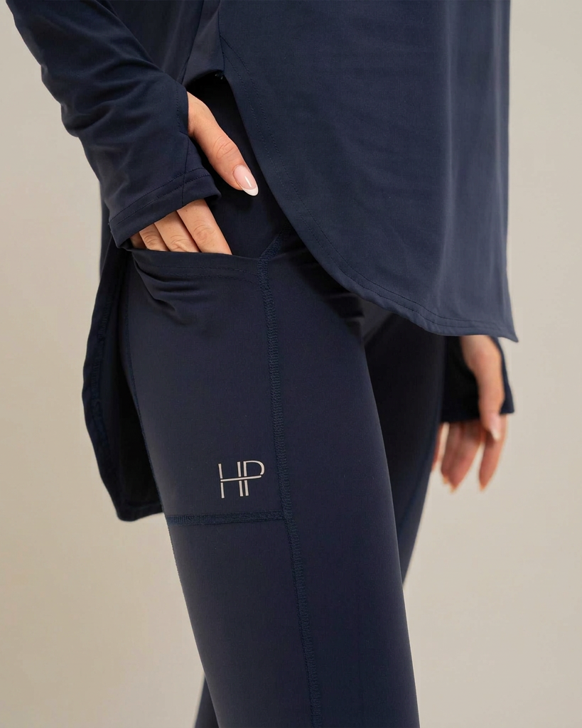 Zayana – Performance Leggings with Criss-Cross Waist