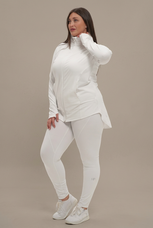 White - Nedia Plus white full-length alternate pose