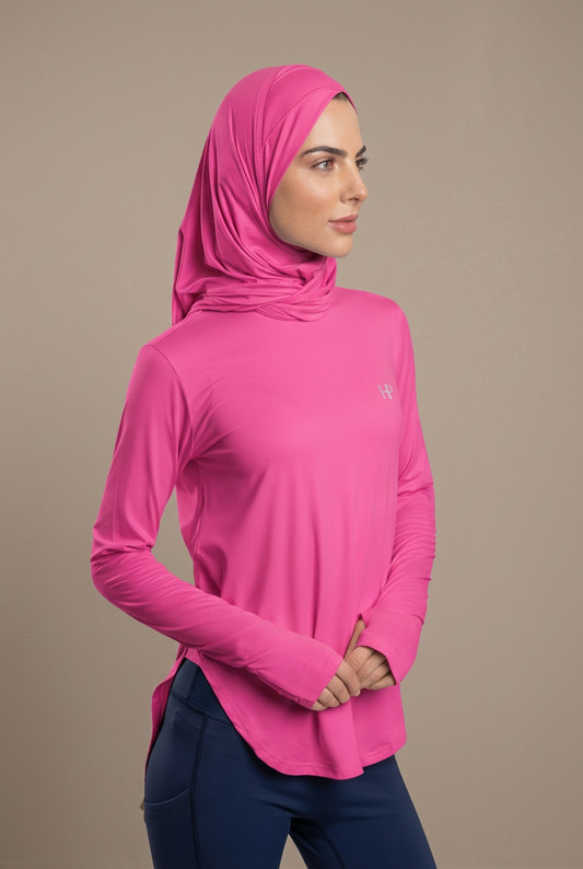 Hot pink Noha hot pink side