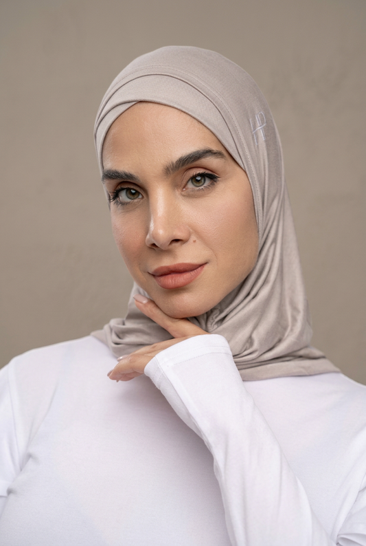 Beige - Noha Jersey neutral front