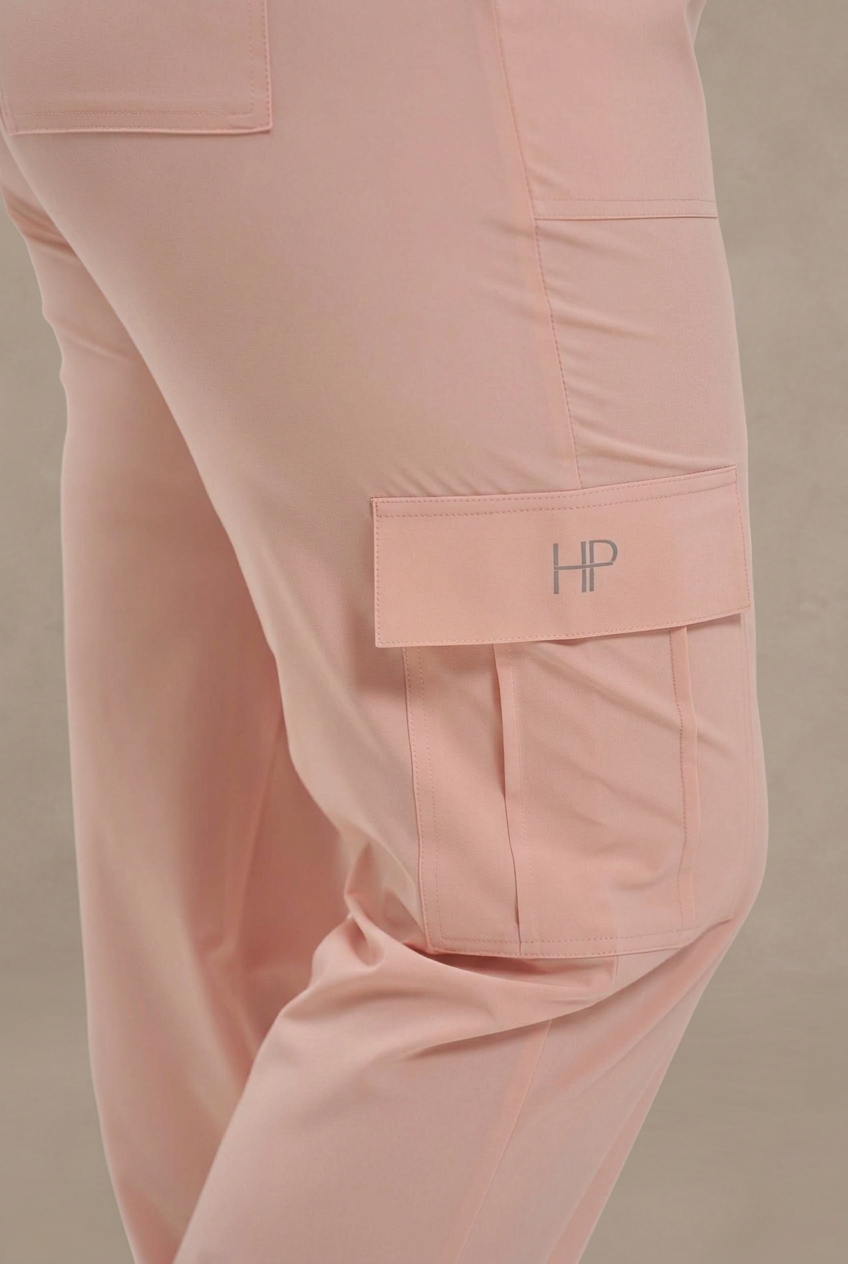 ديانا مقاسات كبيرة – بنطال كارغو رياضي مطاطي (2XL–3XL)
