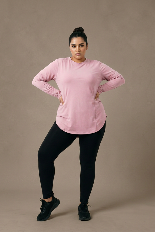 Pink hands-on-hips view