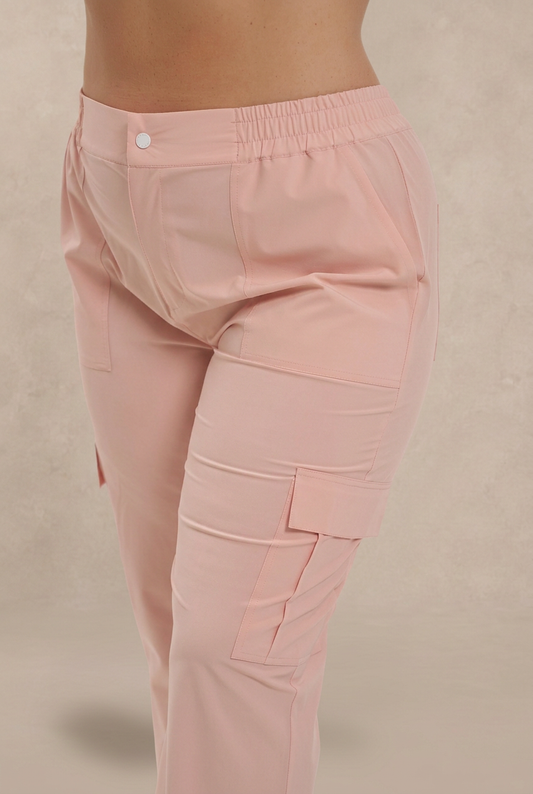 Pink waistband and pocket view