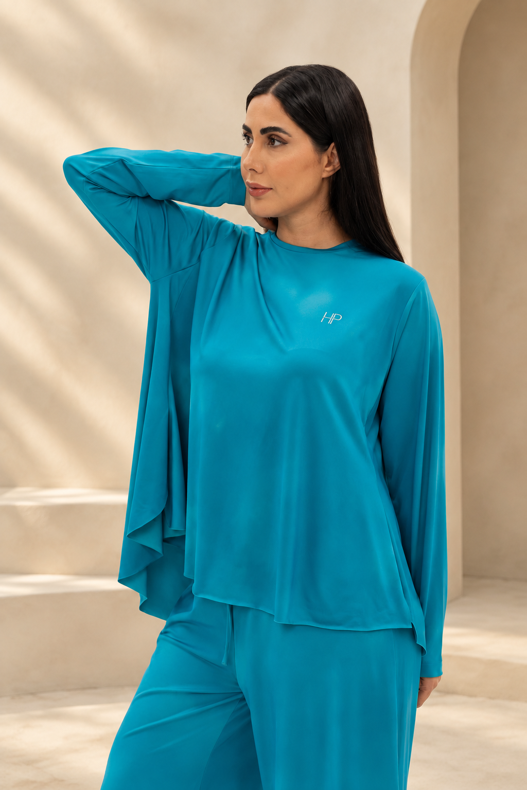 Siena Set – Oversized Shirt & Flowy Pants, Modest Co-ord