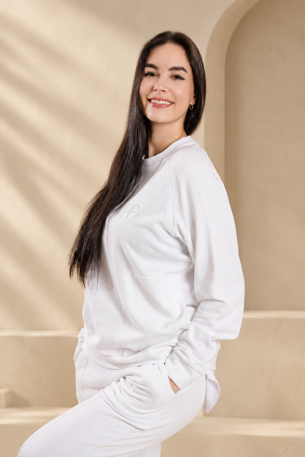 Long Sleeves Terry Top - Lana